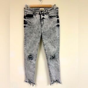 L’Agence women’s size 29 maigre high rise moonstone gray black jeans